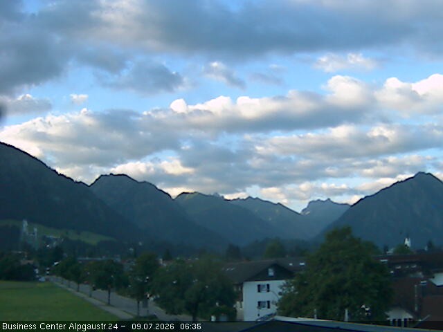 Archiv Foto Webcam Ortseingang Oberstdorf
