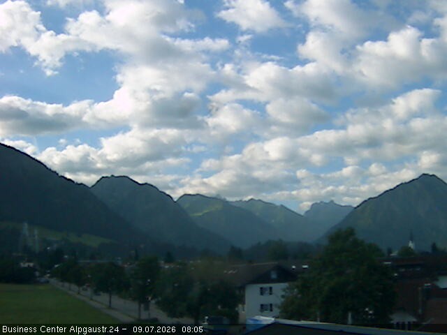 Archiv Foto Webcam Ortseingang Oberstdorf