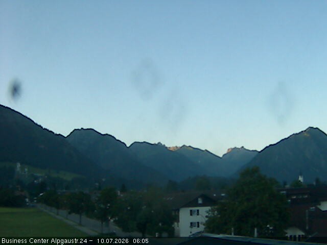 Archiv Foto Webcam Ortseingang Oberstdorf