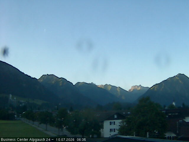 Archiv Foto Webcam Ortseingang Oberstdorf