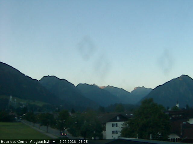 Archiv Foto Webcam Ortseingang Oberstdorf