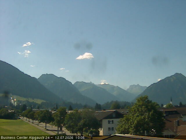Archiv Foto Webcam Ortseingang Oberstdorf