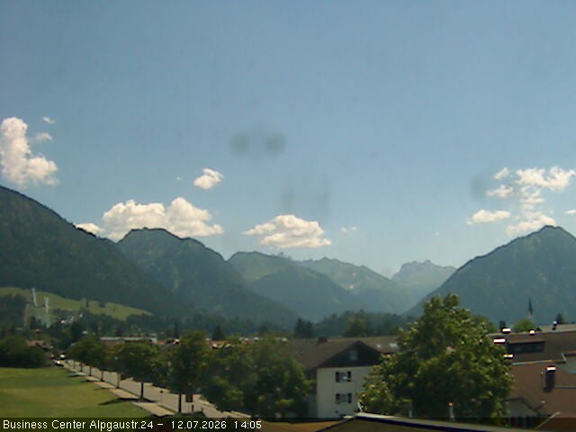 Archiv Foto Webcam Ortseingang Oberstdorf