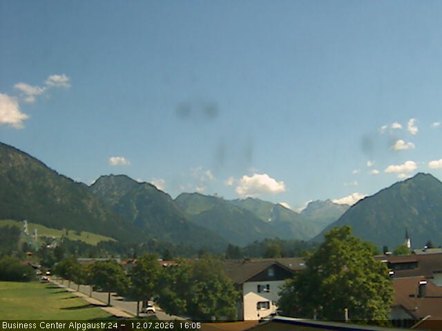 Archiv Foto Webcam Ortseingang Oberstdorf