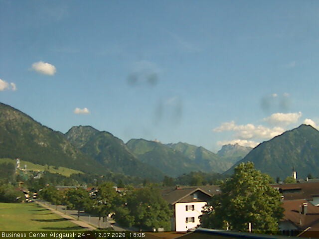 Archived image Webcam At the outskirts of Oberstdorf