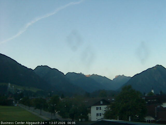Archiv Foto Webcam Ortseingang Oberstdorf