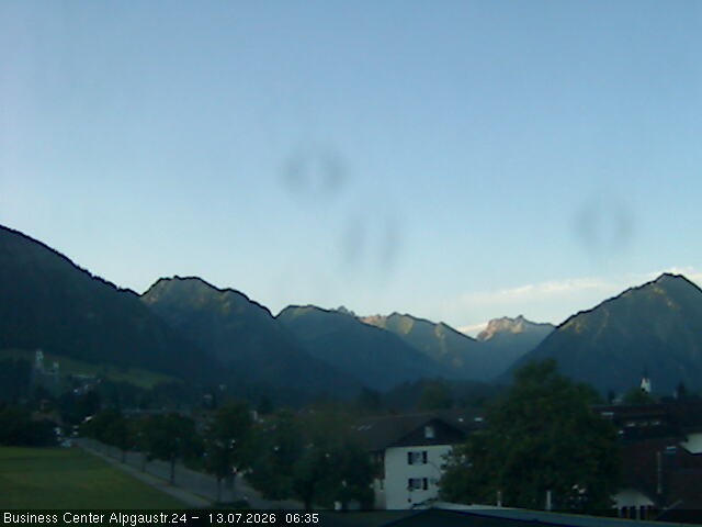 Archiv Foto Webcam Ortseingang Oberstdorf