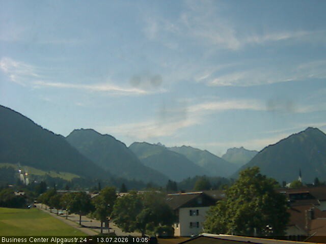 Archiv Foto Webcam Ortseingang Oberstdorf