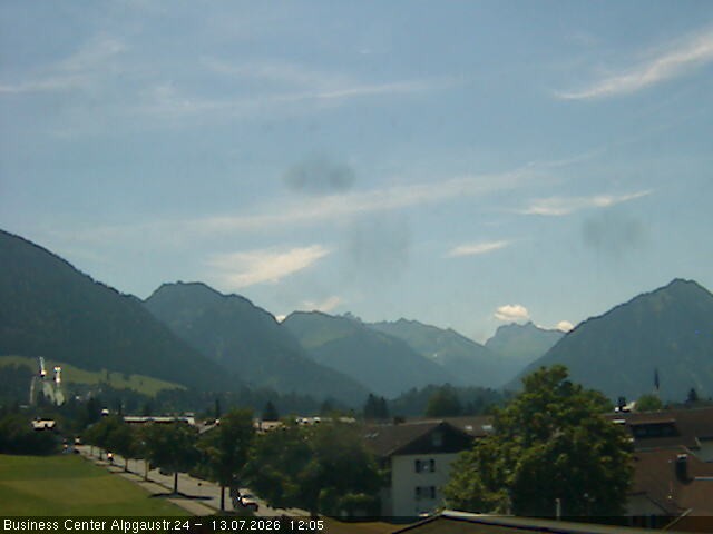 Archiv Foto Webcam Ortseingang Oberstdorf