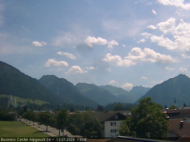 Archiv Foto Webcam Ortseingang Oberstdorf
