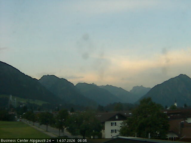 Archiv Foto Webcam Ortseingang Oberstdorf