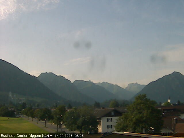 Archiv Foto Webcam Ortseingang Oberstdorf