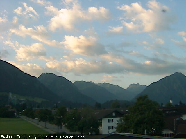Archived image Webcam At the outskirts of Oberstdorf