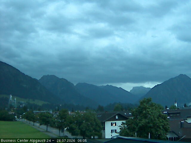 Archiv Foto Webcam Ortseingang Oberstdorf