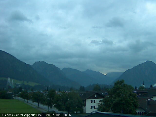 Archiv Foto Webcam Ortseingang Oberstdorf