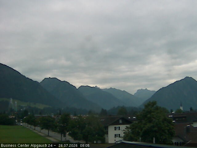Archiv Foto Webcam Ortseingang Oberstdorf