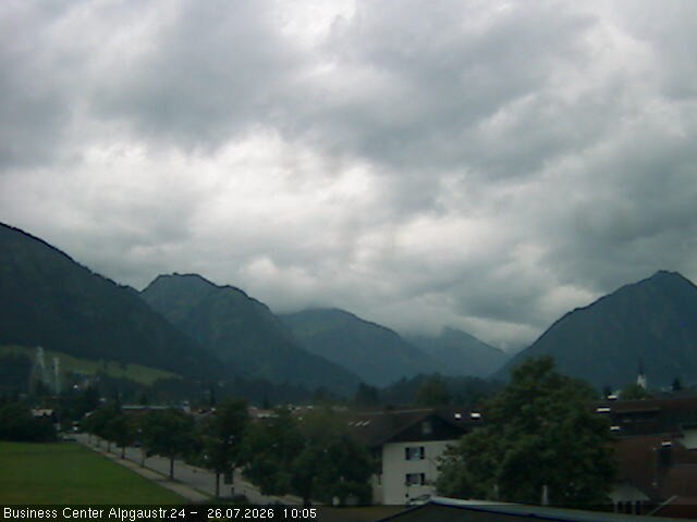 Archiv Foto Webcam Ortseingang Oberstdorf