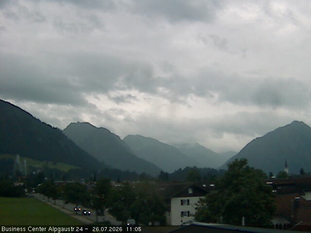 Archiv Foto Webcam Ortseingang Oberstdorf