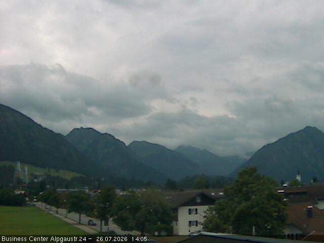 Archiv Foto Webcam Ortseingang Oberstdorf