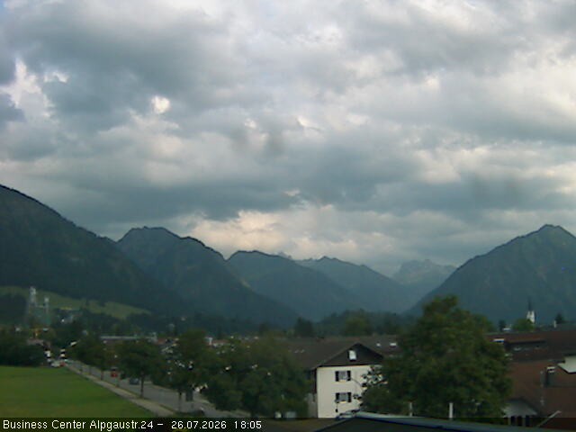 Archiv Foto Webcam Ortseingang Oberstdorf