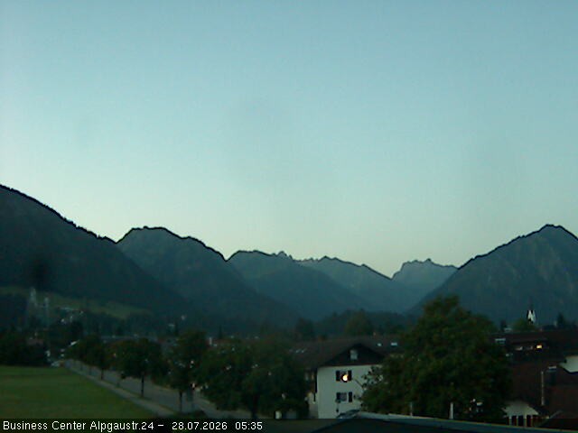 Archived image Webcam At the outskirts of Oberstdorf