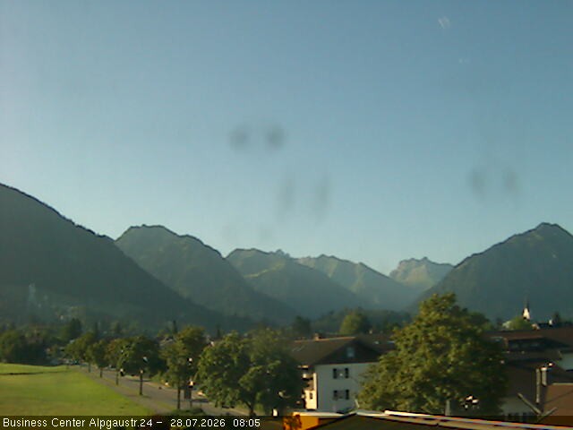 Archived image Webcam At the outskirts of Oberstdorf
