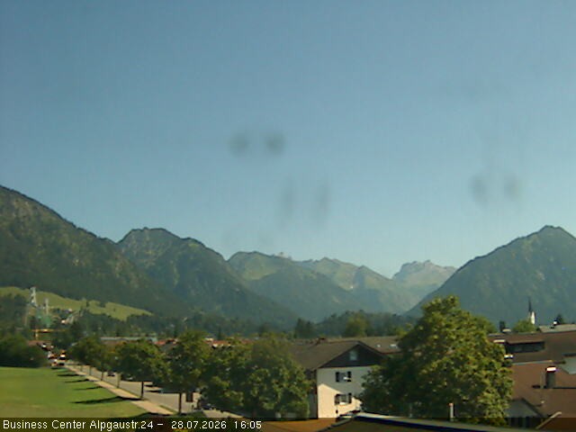 Archived image Webcam At the outskirts of Oberstdorf