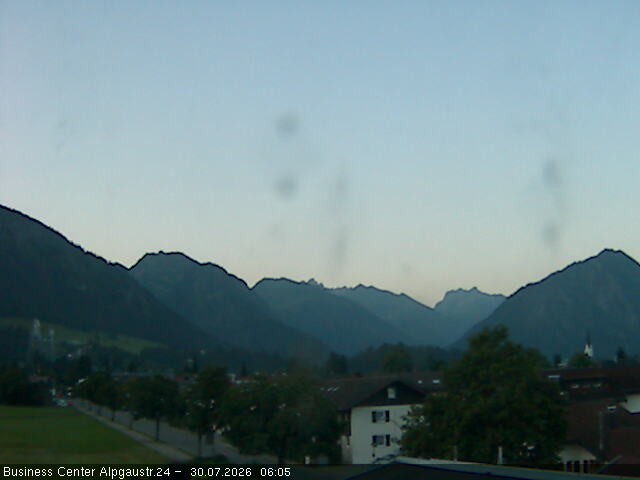 Archiv Foto Webcam Ortseingang Oberstdorf