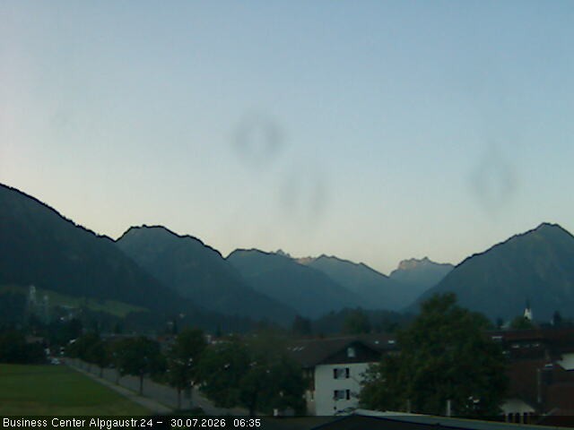 Archiv Foto Webcam Ortseingang Oberstdorf