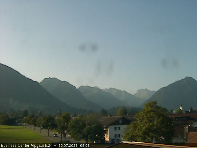 Archiv Foto Webcam Ortseingang Oberstdorf