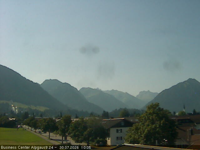 Archiv Foto Webcam Ortseingang Oberstdorf