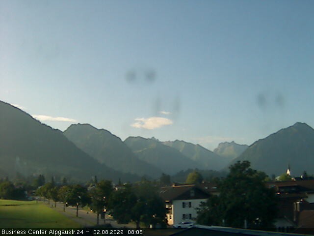 Archiv Foto Webcam Ortseingang Oberstdorf