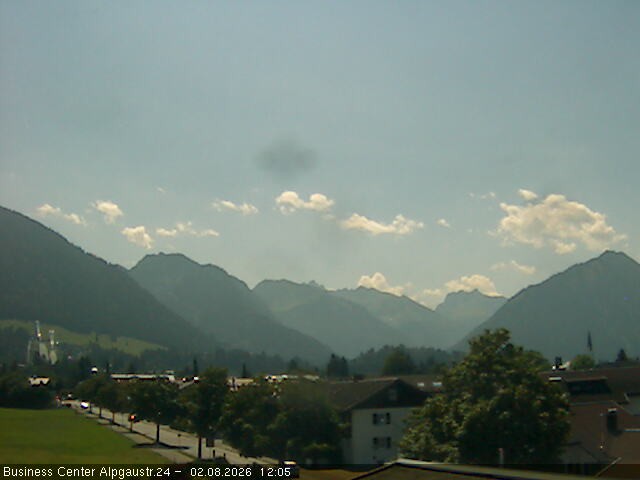 Archiv Foto Webcam Ortseingang Oberstdorf