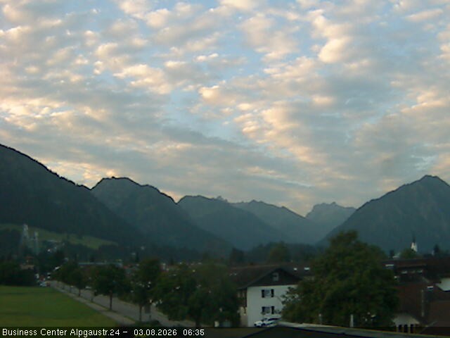 Archiv Foto Webcam Ortseingang Oberstdorf