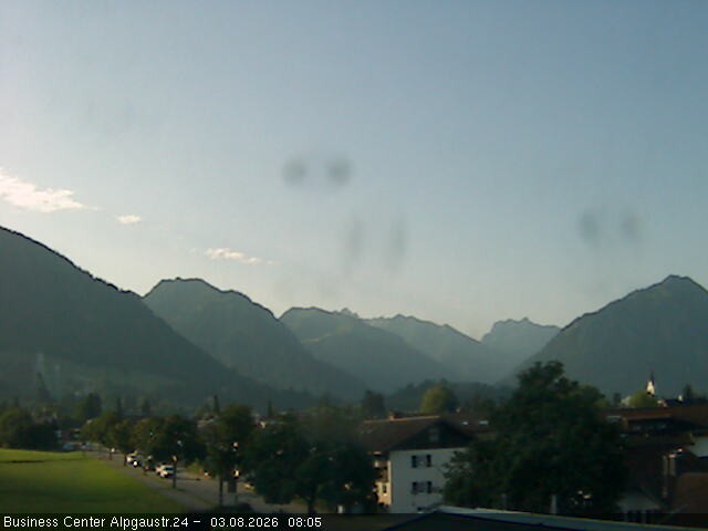 Archiv Foto Webcam Ortseingang Oberstdorf