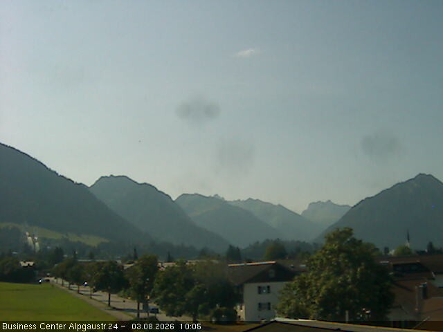 Archiv Foto Webcam Ortseingang Oberstdorf