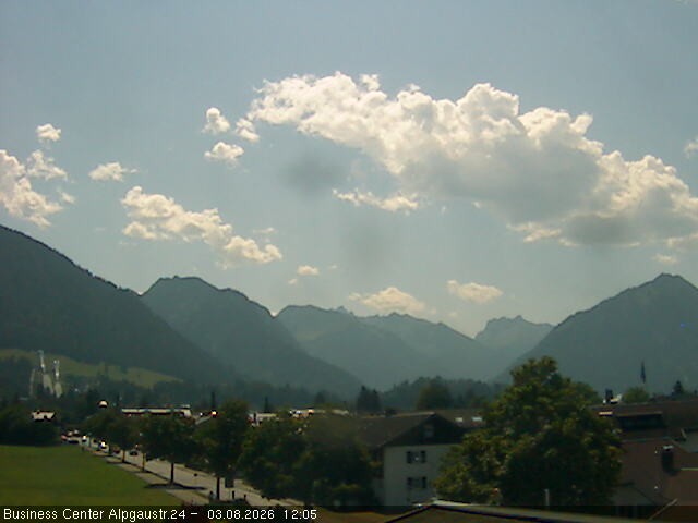 Archiv Foto Webcam Ortseingang Oberstdorf