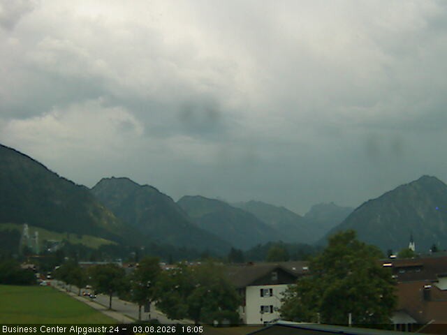 Archiv Foto Webcam Ortseingang Oberstdorf