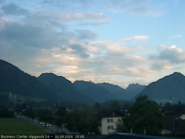 Archiv Foto Webcam Ortseingang Oberstdorf