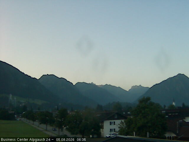 Archiv Foto Webcam Ortseingang Oberstdorf