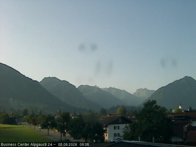 Archiv Foto Webcam Ortseingang Oberstdorf