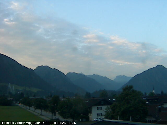 Archiv Foto Webcam Ortseingang Oberstdorf