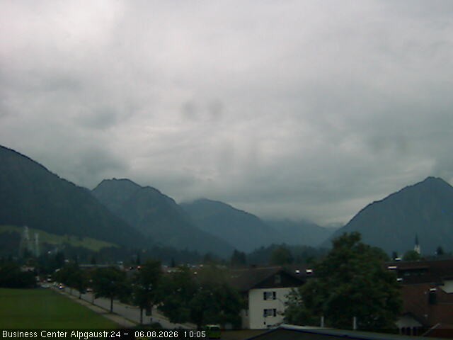 Archiv Foto Webcam Ortseingang Oberstdorf