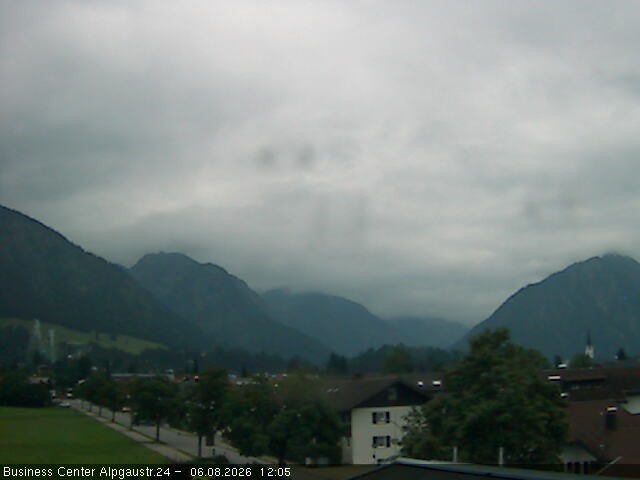Archiv Foto Webcam Ortseingang Oberstdorf