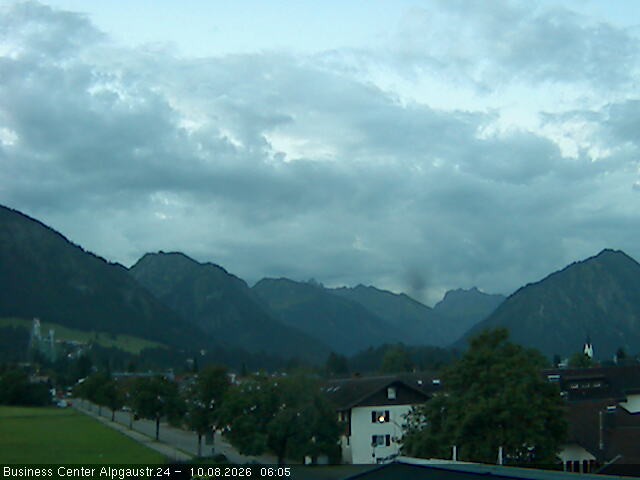 Archiv Foto Webcam Ortseingang Oberstdorf