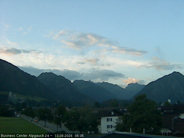 Archiv Foto Webcam Ortseingang Oberstdorf