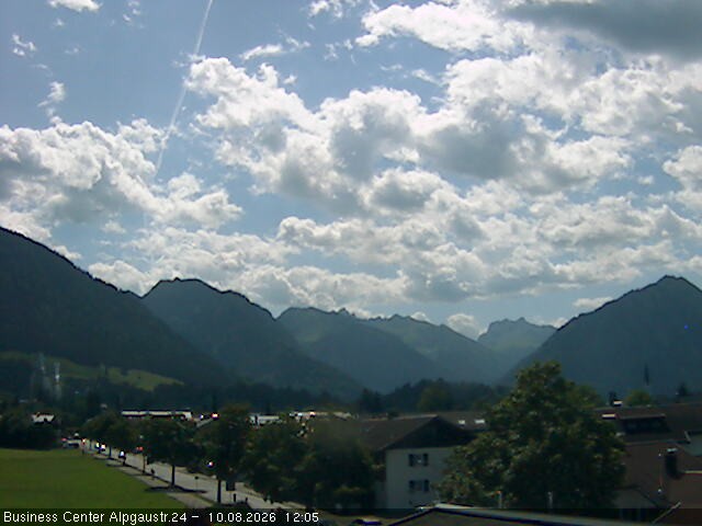 Archiv Foto Webcam Ortseingang Oberstdorf