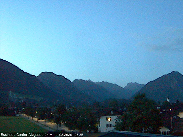 Archiv Foto Webcam Ortseingang Oberstdorf