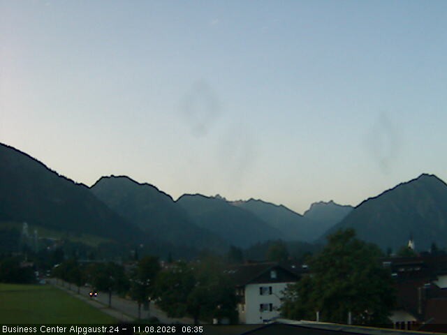 Archiv Foto Webcam Ortseingang Oberstdorf