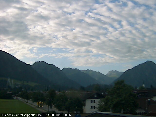 Archiv Foto Webcam Ortseingang Oberstdorf